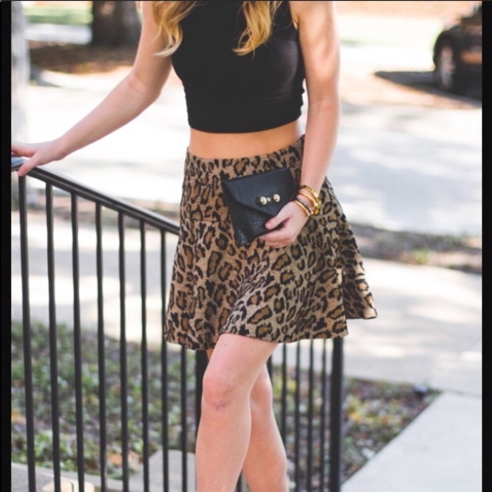 🌿Host Pick🌿 Free People Cheetah Print Skirt